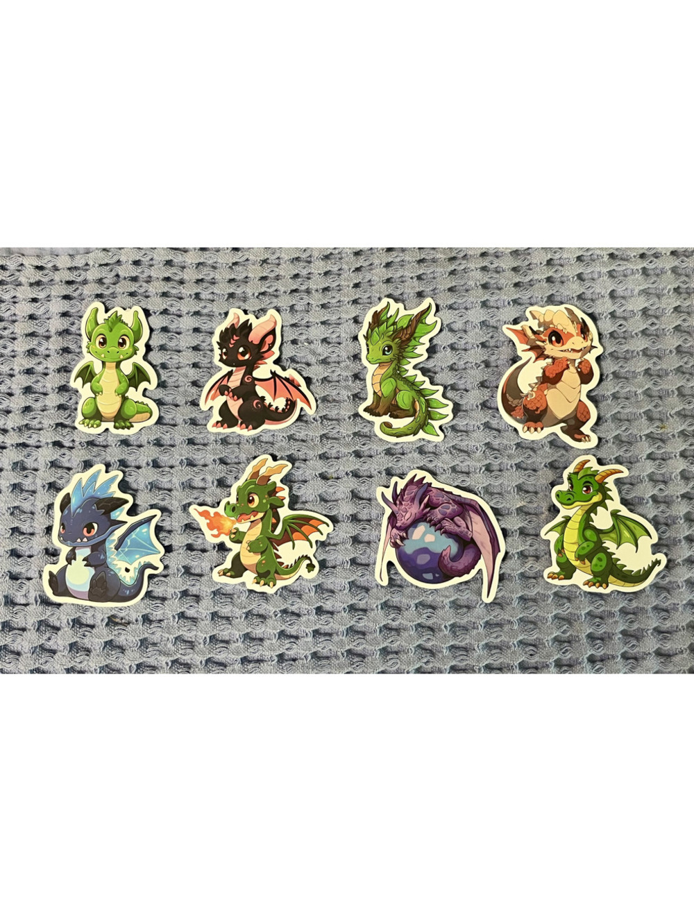 Cute Dragon Sticker Set - Fire & Magic Vibes!